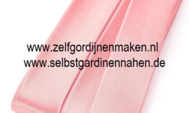 Biaisband roze- 30 mm breed