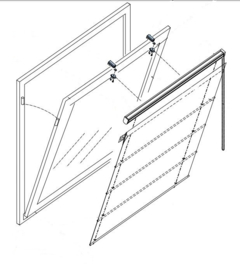 Fenster Klemmträger