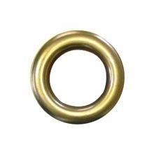 Zeilring rond 25 mm Messing