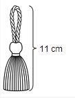 Schlüsselquaste 11cm