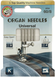 ORGAN NEEDLES ECO-PACK UNIVERSEEL 5 NAALDEN 60-08