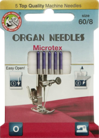 ORGAN NEEDLES ECO-PACK MICROTEX 5 NAALDEN 60-08