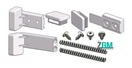 Klemset klittenbandrail