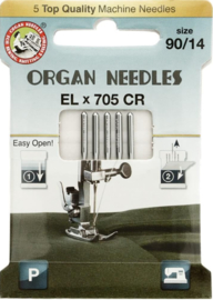 ORGAN NEEDLES ECO-PACK ELX705 CHROOM 5 NAALDEN 90-14