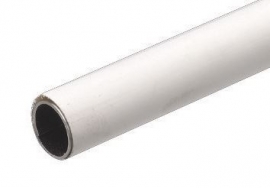 Aluminiumstange 13 mm weiß bis 95 cm