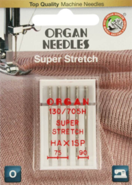 ORGAN NEEDLES SUPER STRETCH 5 NADELN 75-90