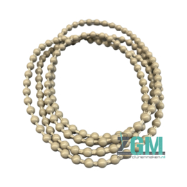 Kunststof Eindloze Ketting Grijs – 4,5 mm