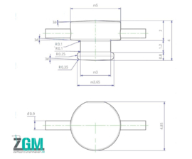 Glijderkoord G2 - 8cm tussenruimte