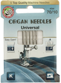 ORGAN NEEDLES ECO-PACK UNIVERSAL 5 NADELN 70-10