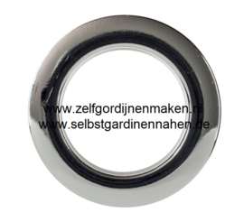 Klik zeilring  chroom 35,5/55 mm