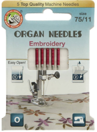 ORGAN NEEDLES ECO-PACK BORDUREN 5 NAALDEN 75-11