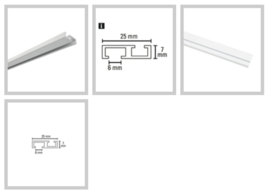 Kordel mit Drehgleiter, Abstand 8cm