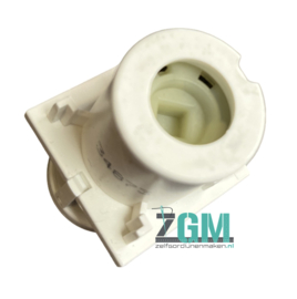 Decorail / Decoline 620 1:1 bedieningspoulie WIT voor metalen ketting