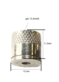 Set steunen metaal voor roede 10 mm