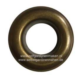 Zeilring rond 25 mm Oud Goud