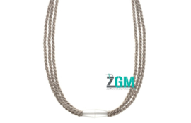 Magneet embrasse 65 cm bruin gemeleerd