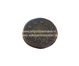 Patentknöpfe 17 mm Silberfarbig / Bronze pro Stück