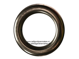 Zeilring rond 40 mm Nickel