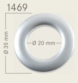 Klik zeilring Titaan 24/36 mm