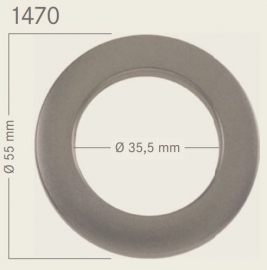 Deco Ring Edelstahl 55mm