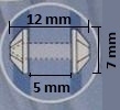 Faltenstecker für Feinstore Brillis - 50 Stück