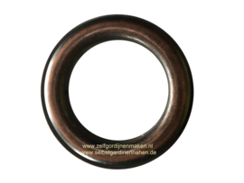 Zeilring rond 65 mm Oud koper