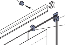 wandclip klittenbandrail