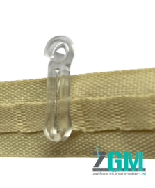 Roederingclip 7mm Ø transparent mit Haken