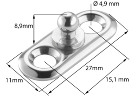 Loxx Marine Set mit Ovale Platte