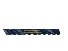 gedraaid koord blauw-grijs gemeleerd 10 mm