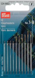 Prym Stopfnadeln kurz Stahl Sortiment silber - 10Stk