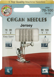 ORGAN NEEDLES ECO-PACK JERSEY 5 NAALDEN 70-100