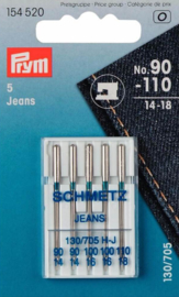 PRYM NÄHMASCHINENNADELN JEANS 90-110