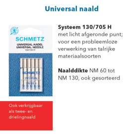 Schmetz Universele naalden  assortiment - 5 stuks