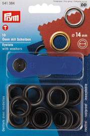 Prym Zeil ogen set  14 mm -Brons