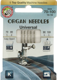 ORGAN NEEDLES ECO-PACK UNIVERSAL 5 NADELN 70-100