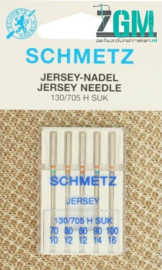 Schmetz Jersey assortiment 70-100 - 5 stuks