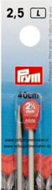 Prym Breinaalden 40 cm, 2,5 mm