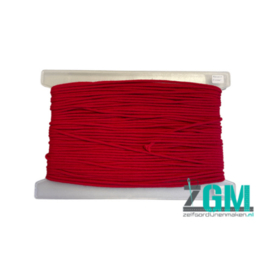 Rood koord - 3 mm dik - prijs per meter