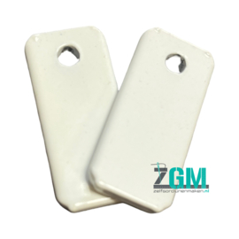 Metalen verzwaring (loodvrij) 13 grams Wit