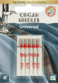 ORGAN NEEDLES UNIVERSAL 5 NADELN 70-100