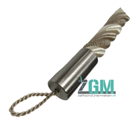 Embrassekoord Beige metalen kap