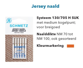 Schmetz Jersey naalden - 5 stuks