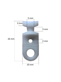 Glijder rond economy wit