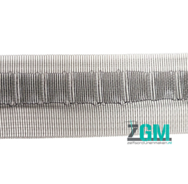 Baleinenband transparant "smoke" 27,5 mm