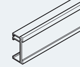 PF-Klettschiene Altea 96 bis 170 cm