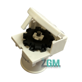 Decorail / Decoline 620 1:1 bedieningspoulie WIT voor metalen ketting