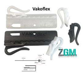 Vakoflex reservehaakje WIT