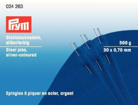 Prym 500 gram spelden staal 0,70 x 30 mm