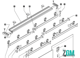 Kordel 4,2 mm für Flächenvorhänge - pro Meter